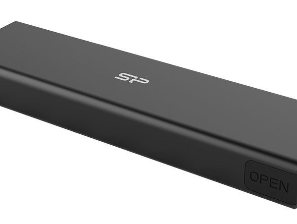 SILICON POWER θήκη για M.2 PCIe NVMe/SATA SSD PD60, tool free, 10Gbps, μαύρη