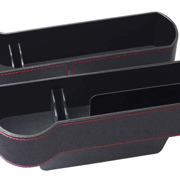 Σετ θηκών για καθίσματα αυτοκινήτου CAR-0014 με ποτηροθήκη, μαύρο, 2τμχ