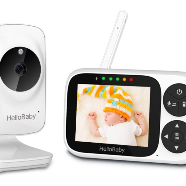 HELLOBABY ενδοεπικοινωνία μωρού HB2033 με κάμερα & οθόνη 3.2", 720p