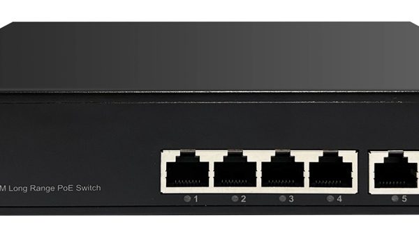HIMAX PoE switch PS1402E-L, 4x Ethernet PoE & 2x Ethernet θύρες, έως 100Mbps