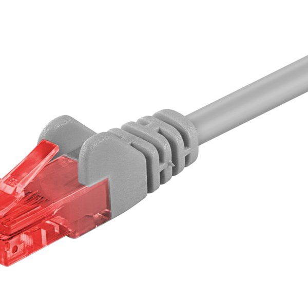 GOOBAY καλώδιο δικτύου 72576, CAT 6 U/UTP, CCA, 250MHz, 3m, γκρι