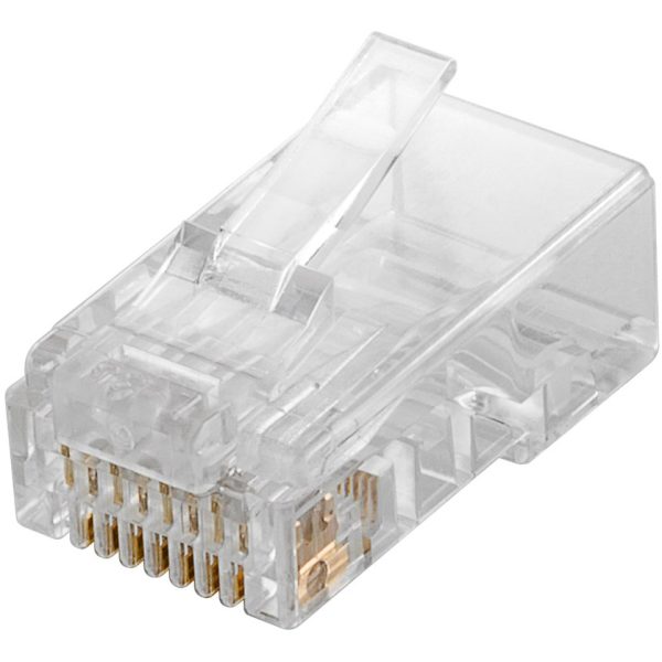 GOOBAY βύσμα RJ45 72500, CAT 5e UTP, διάφανο, 10τμχ