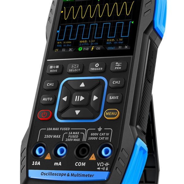 FNIRSI 3 σε 1 παλμογράφος/πολύμετρο/signal generator χειρός 2C53T, επαναφορτιζόμενο