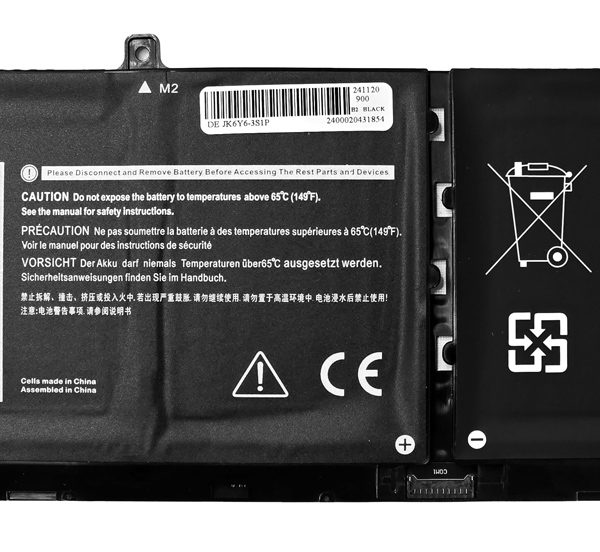 POWERTECH συμβατή μπαταρία JK6Y6 για DELL Inspiron 13 5300/14 5400/15 5500