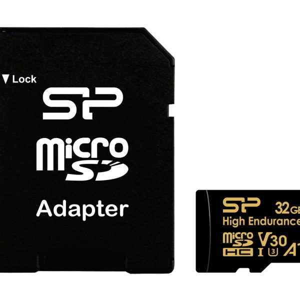 SILICON POWER κάρτα μνήμης microSDHC High Endurance, 32GB, Class 10 UHS-I U3 A1 V30