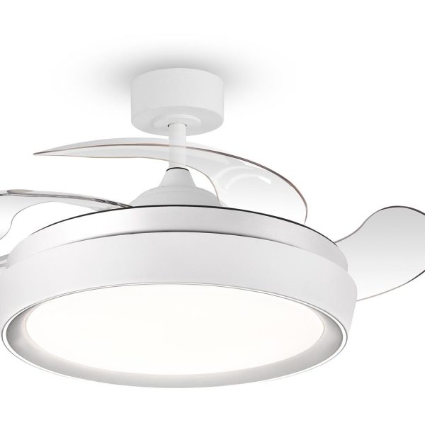 BRUNO BRN-0227 Ανεμιστήρας οροφής με LED φως, AC 82W, 42", O107x47εκ., λευκός