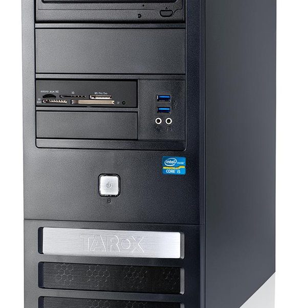 TAROX PC MT, Refurbished Grade A Repainted, E5700, 2GB, 320GB HDD, DVD, FreeDOS