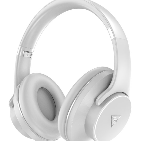 DOQAUS headphones DESIGN 1, ασύρματα & ενσύρματα, Φ40mm, 600mAh, γκρι