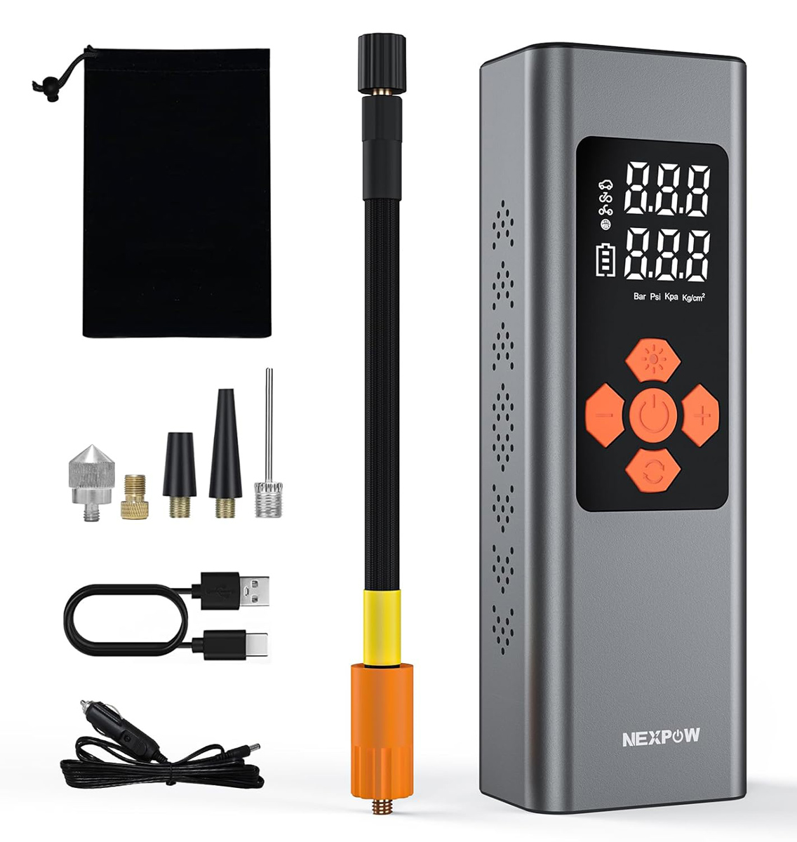 NEXPOW συμπιεστής αέρος αυτοκινήτου MS22C-003 με φακό