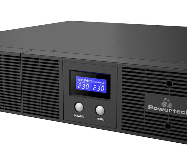 POWERTECH UPS Line Interactive PT-1409 για rack 2U, με οθόνη, 3000VA/2100W, 8x AC output