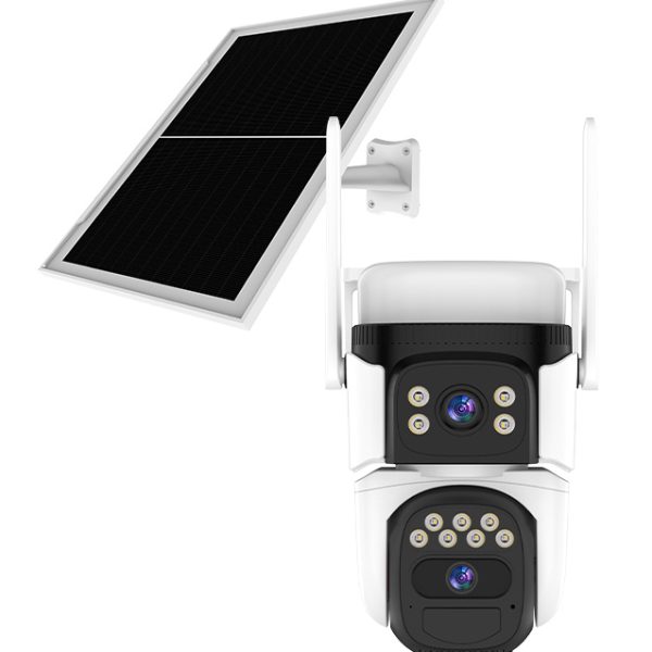 VSTARCAM smart ηλιακή κάμερα CB621DR, dual lens, 3MP, WiFi, SD, PTZ, IP66