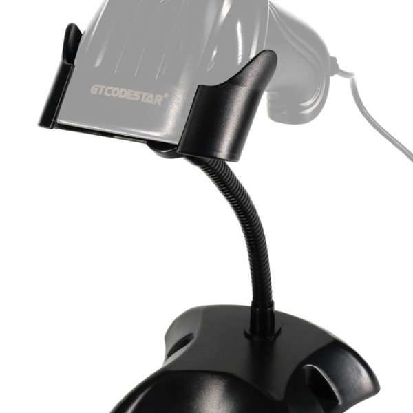 GTCODESTAR βάση για barcode scanner GTC-STAND, εύκαμπτος μεταλλικός βραχίονας, μαύρη