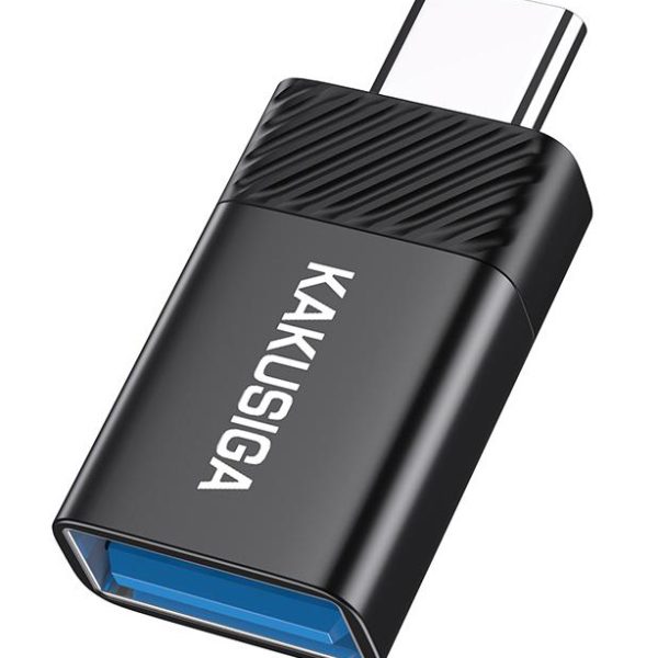 KAKUSIGA αντάπτορας USB-C σε USB KSC-1406, 5Gbps, 4A, μαύρος