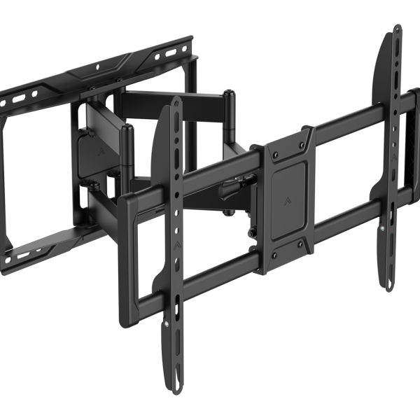 POWERTECH επιτοίχια βάση τηλεόρασης PT-1423, 37-90", 75kg, heavy duty, full motion