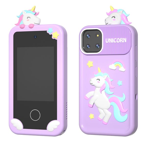 WOWKIDS παιδικό smartphone με κάμερα P1 Plus, 2.8" οθόνη αφής, μωβ