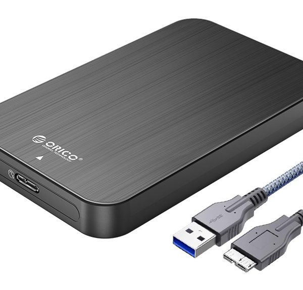 ORICO θήκη για 2.5" SATA HDD/SSD HM25U3, 5Gbps, μαύρη