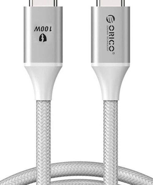 ORICO καλώδιο USB-C CDX-100CC, 100W, 480Mbps, 1m, λευκό
