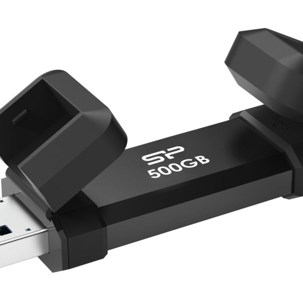 SILICON POWER εξωτερικός SSD Marvel Xtreme DS72, USB-C/USB 3.2, 500GB, μαύρο