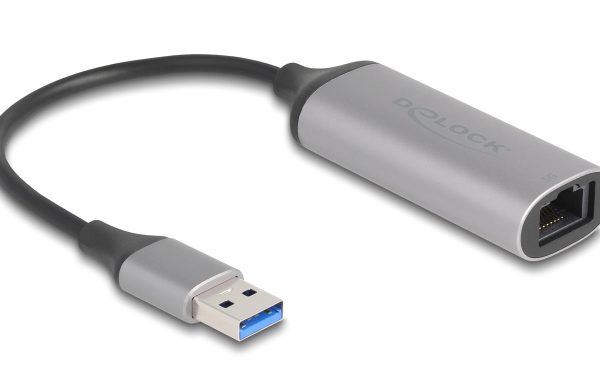 DELOCK αντάπτορας δικτύου 81571, USB, 5Gbps Ethernet, ασημί