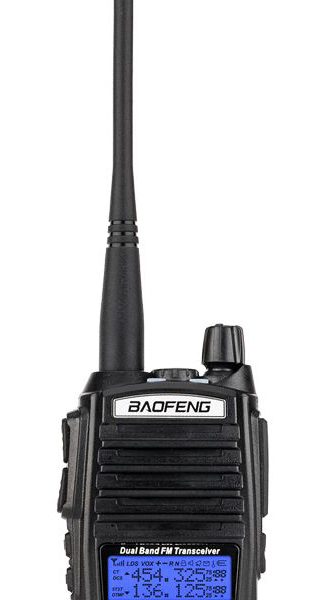 BAOFENG ασύρματος πομποδέκτης UV-82, VHF/UHF, 5W, μαύρος