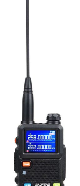 BAOFENG ασύρματος πομποδέκτης UV-5RH, VHF/UHF, 10W, μαύρος