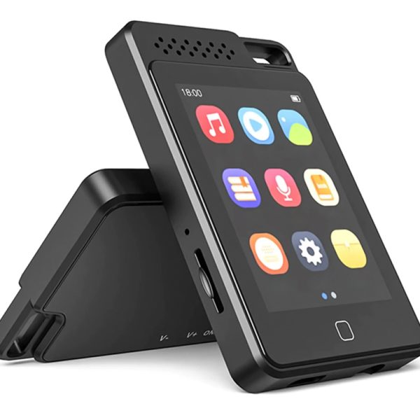 RUIZU MP3 player C1 με οθόνη αφής 2.4", 64GB, ελληνικό μενού, μαύρο