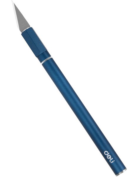DELI κοπίδι χειροτεχνίας DL359201B με ανταλλακτικές λεπίδες, μεταλλικό, 149mm