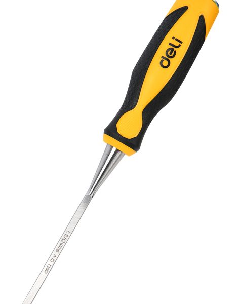 DELI σκαρπέλο ξύλου DL6209-E1 με αντιολισθητική λαβή, 9mm