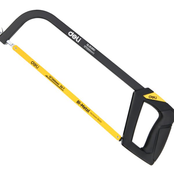 DELI πριόνι σιδήρου/ξύλου DL353012 με εργονομική λαβή, 300mm, 24 TPI