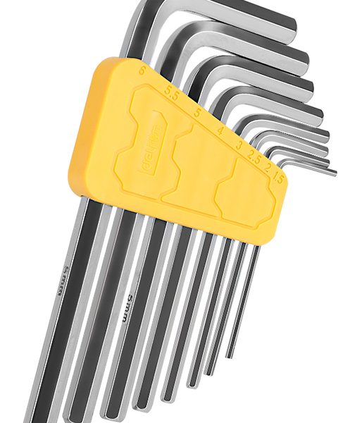 DELI σετ κλειδιά Allen DL230008 σε σχήμα L, 1.5-6mm, 8τμχ