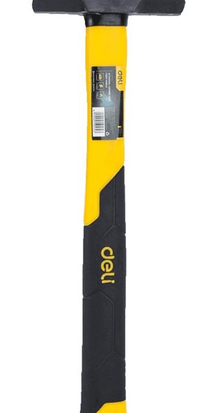 DELI βαριοπούλα DL447004 με αντιολισθητική Fiberglass λαβή, 2kg, 425mm