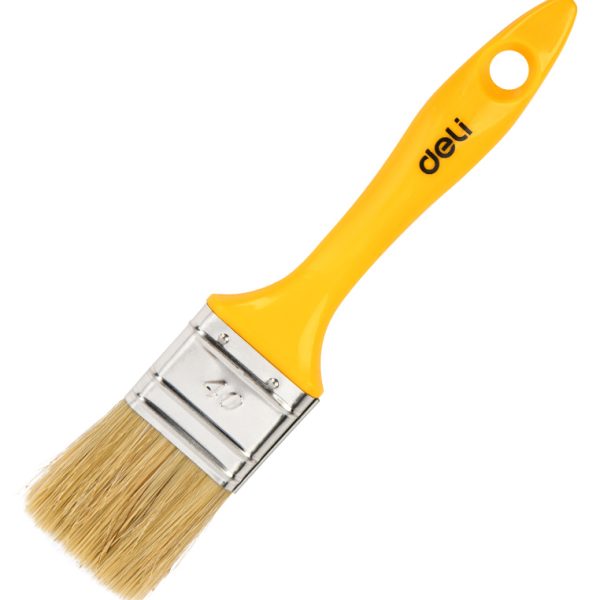 DELI πινέλο βαφής DL509134 με φυσικές τρίχες, πλαστική λαβή, 40mm