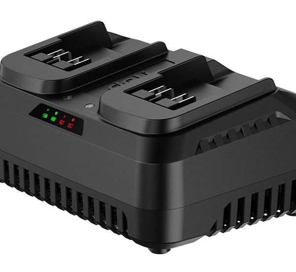 DELI φορτιστής μπαταριών εργαλείων μπαταρίας DE-CD20D4, 2 θέσεων, 20V 4A