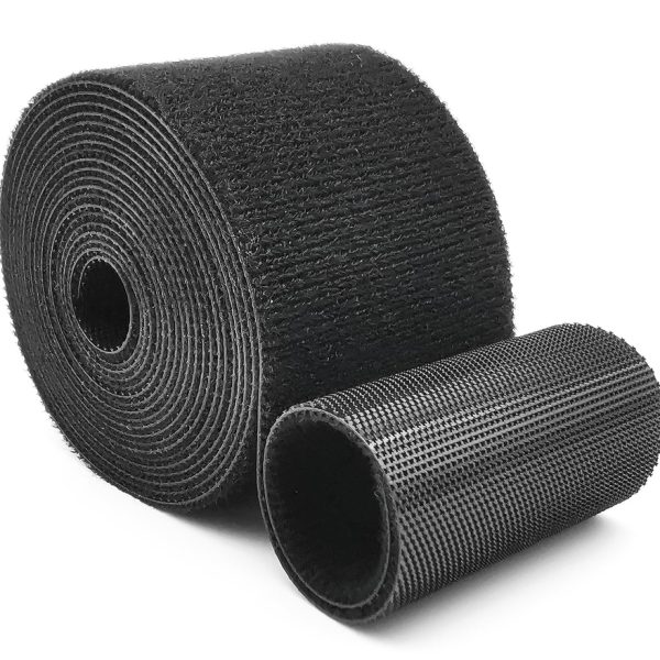POWERTECH ταινία τύπου velcro TIES-080, 48mm, 5m, μαύρη
