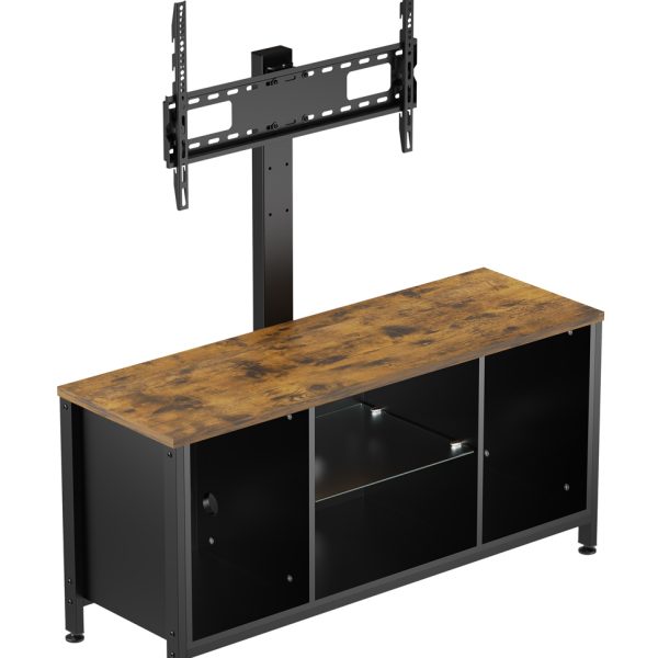 BRATECK έπιπλο τηλεόρασης με βάση WP2006ST-BR, 37-75", 115x38x131.3cm, καφέ