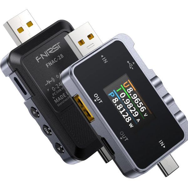 FNIRSI USB tester φόρτισης FNAC-28, USB & USB-C