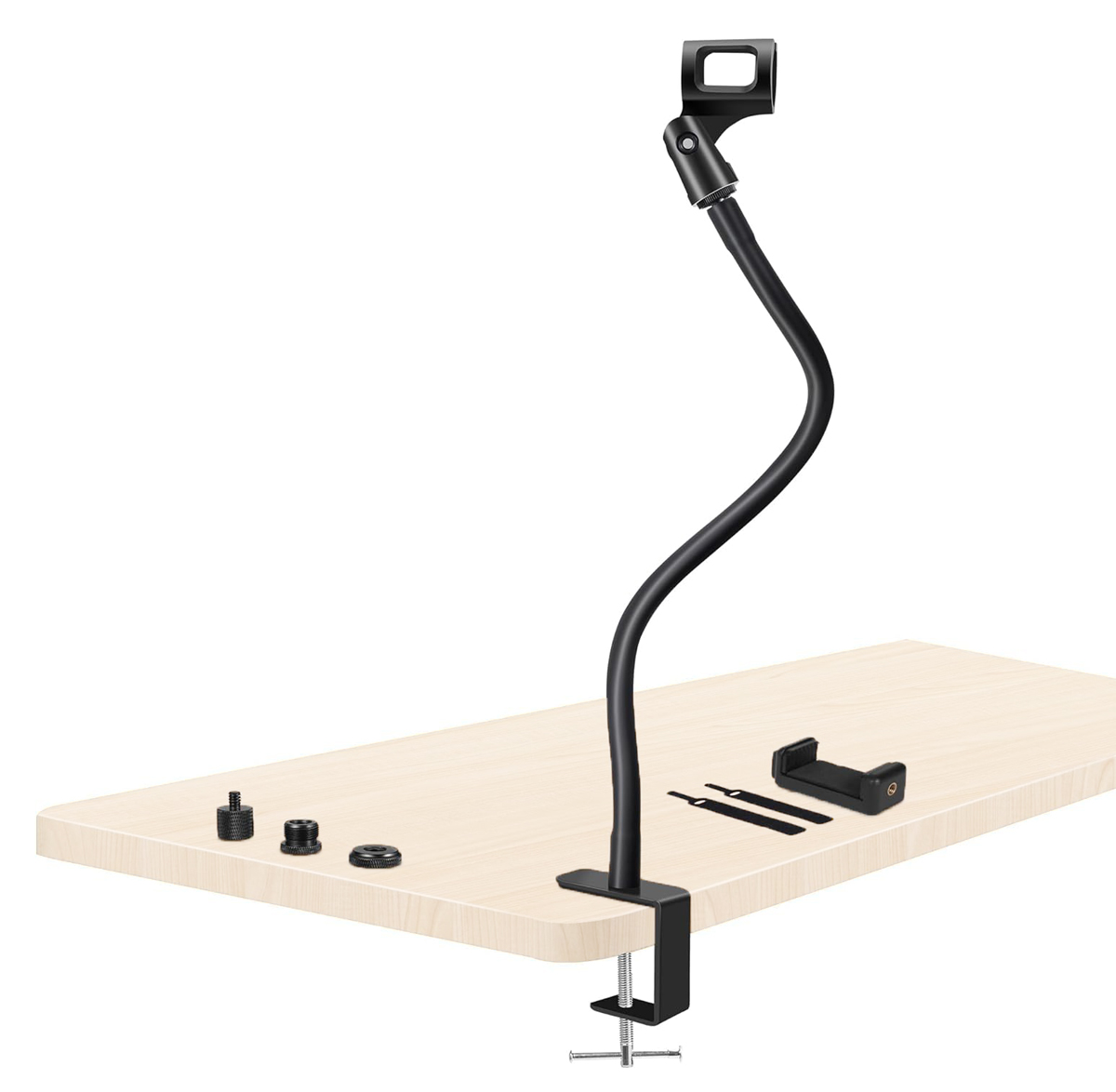 PRIZMORA βάση γραφείου για μικρόφωνο/smartphone AS11 με εύκαμπτο βραχίονα