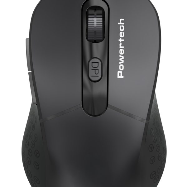POWERTECH ενσύρματο ποντίκι PT-1467, οπτικό, έως 1600DPI, μαύρο