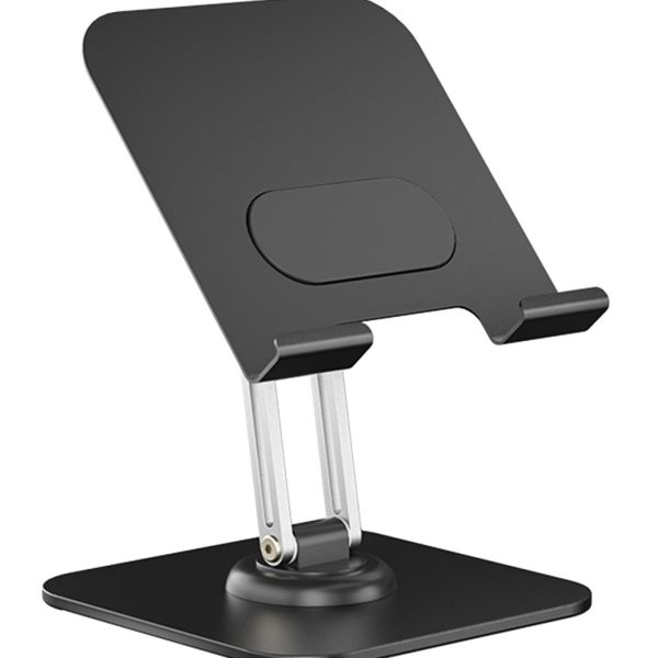 POWERTECH επιτραπέζια βάση για tablet PT-1494, περιστρεφόμενη, foldable, μαύρη