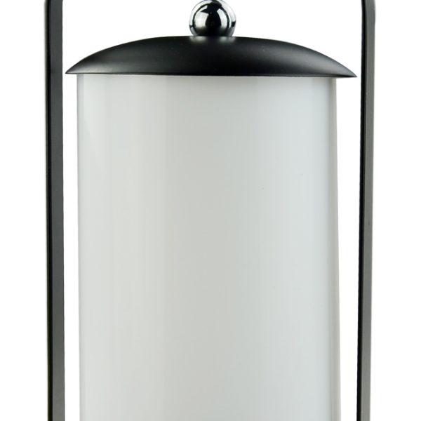 POWERTECH LED επιτραπέζιο φωτιστικό HLL-0192 με λαβή, ρυθμιζόμενο, επαναφορτιζόμενο, μαύρο