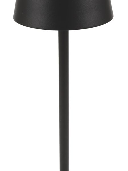 POWERTECH LED επιτραπέζιο φωτιστικό HLL-0193, ρυθμιζόμενο, επαναφορτιζόμενο, μαύρο