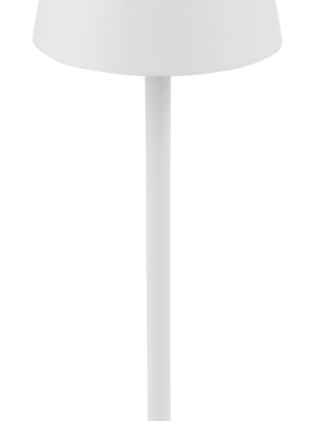 POWERTECH LED επιτραπέζιο φωτιστικό HLL-0194, ρυθμιζόμενο, επαναφορτιζόμενο, λευκό