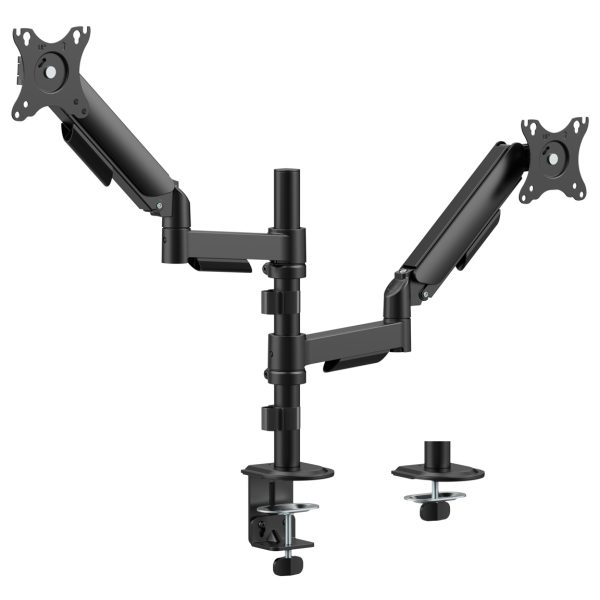 BRATECK βάση γραφείου για 2x οθόνες LDT97-C024PE, 17-32", έως 9kg