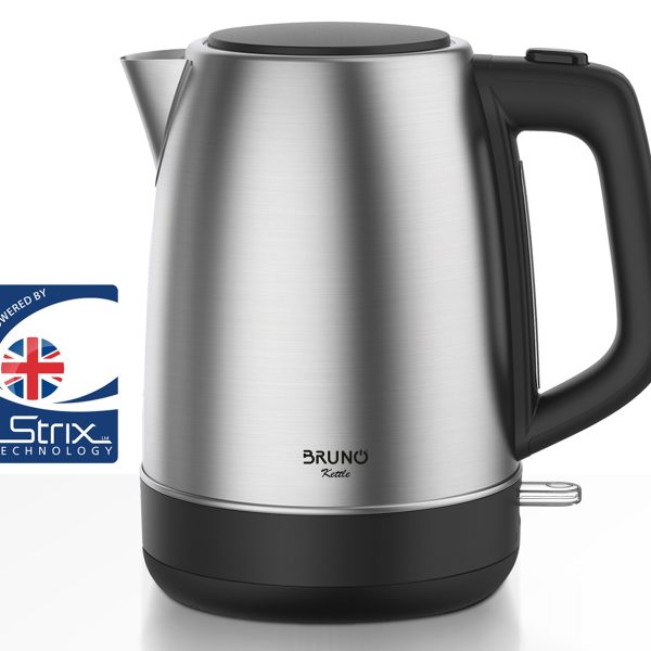 BRUNO BRN-0246 Βραστήρας νερού ανοξείδωτος 1.7L STRIX 2200W, Inox