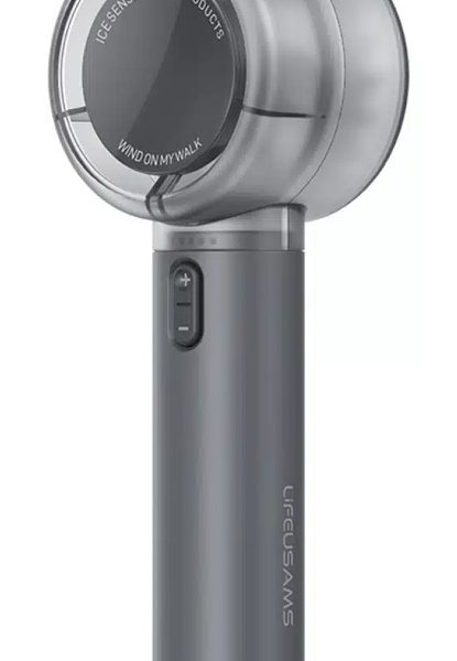 USAMS φορητός ανεμιστήρας LU01 με 5 ταχύτητες, 2000mAh, μαύρος