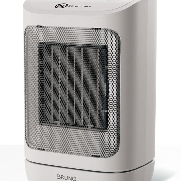 BRUNO BRN-0255 Κεραμικό Αερόθερμο 2000W με θερμοστάτη, ανεμιστήρα και αυτόματη περιστροφή, λευκό