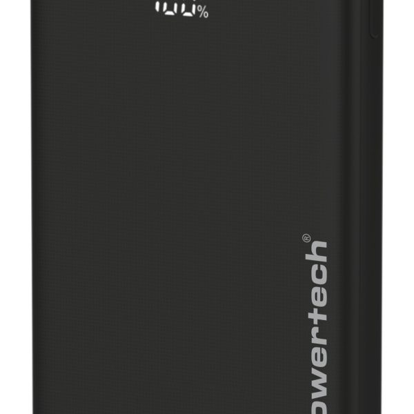 POWERTECH power bank PT-1502 με οθόνη, 10000mAh, 22.5W, μαύρο