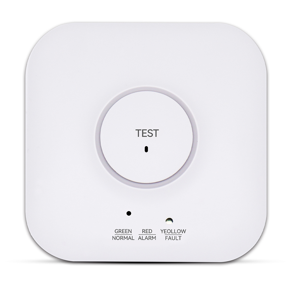 HANWEI ενσύρματος ανιχνευτής διαρροής αερίου JT-KBR2 με ηχητικό & οπτικό συναγερμό