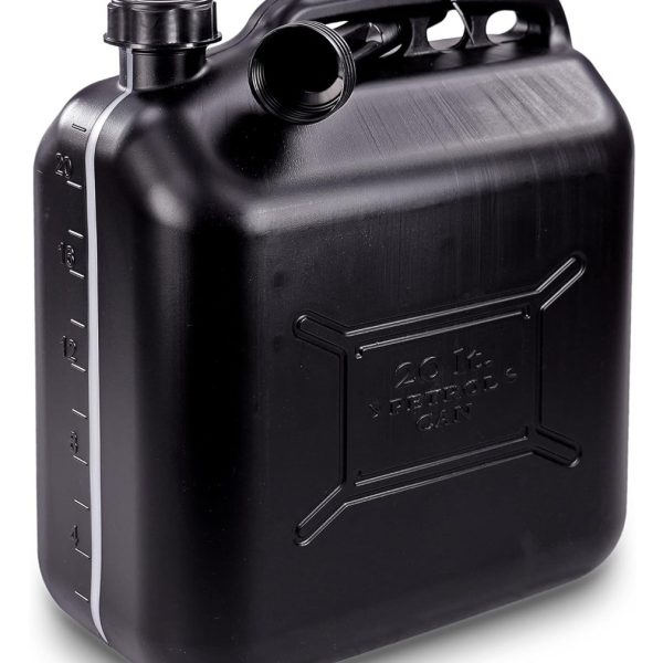 PROPLUS δοχείο καυσίμων 530047 με σπιράλ, πλαστικό, 20lt, μαύρο