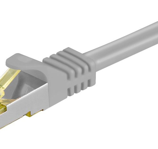GOOBAY καλώδιο δικτύου 91567, CAT 7 S/FTP, copper, 500MHz, 0.25m, γκρι